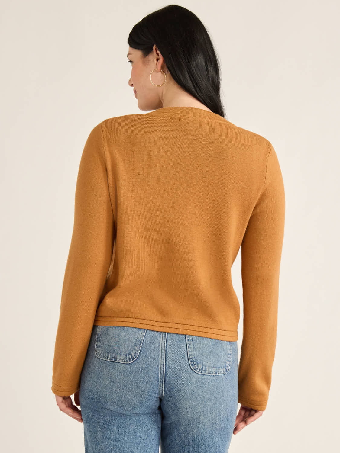 Free Assembly Women’s Long Sleeve Cardigan Sweater with Chest Pockets, Midweight, Sizes XS-XXL