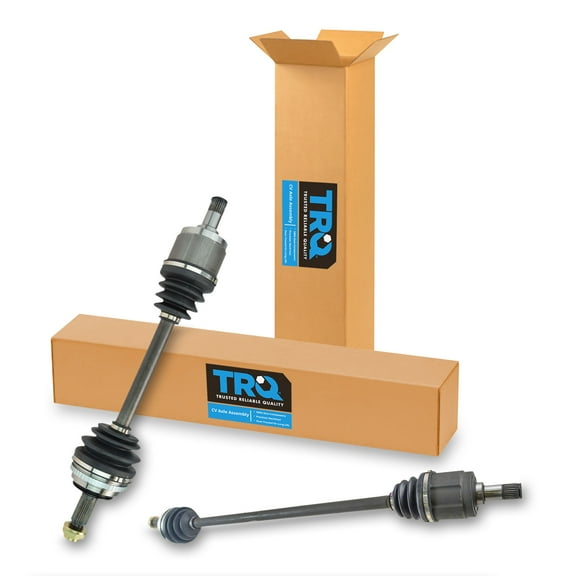 TRQ New Front CV Axle Shaft Assembly Pair Set for Accord CL Auto Transmission CSA82473
