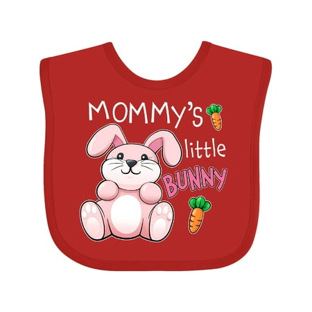 

Inktastic Mommys Little Bunny- Pink Gift Baby Boy or Baby Girl Bib