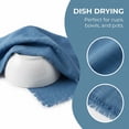 thumbnail image 3 of Unique Bargains Absorbent Cotton Linen Kitchen Towels 4 Pack Blue/Pink 18" x 18", 3 of 8