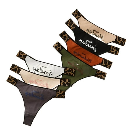 

7pack Sets Multicolor Plus Size Panties (Women s)