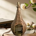 thumbnail image 6 of QSTDGVPW Decorative Candle Holder Hanging Candle Lantern for Party Dining Room Mantel Bronze, 6 of 9