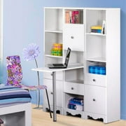 Nexera Pixel Kids Desk and Bookcases