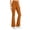 Orange, variant on hlysgo Womens Leggings Yoga Pants High Elastic Waist Tummy Control Flared Trousers Workout Gym Soft Comfy Pant with Pockets Coffee,XL