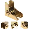 thumbnail image 4 of 4pcs Locking Hinge Angled Folding Table Hinge Heavy Duty Spring Loaded Hinge, 4 of 8