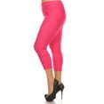 thumbnail image 5 of Women's Jean Looking Jeggings Cotton Blend Capri Length Pull Up Pants, 5 of 8