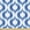 Abstract Vintage Ogee, variant on Ambesonne Ikat Fabric by the Yard Upholstery, Abstract Vintage Ogee, 1 Yard, Blue White