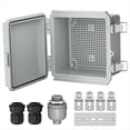 thumbnail image 1 of Caja Eléctrica para Exteriores IP67 Caja de Distribución Impermeable para Exteriores Caja de Alimentación con Bisagra para Exteriores Caja de Conexiones Impermeable para Exteriores, 1 of 5