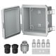 thumbnail image 1 of Caja Eléctrica para Exteriores IP67 Caja de Distribución Impermeable para Exteriores Caja de Alimentación con Bisagra para Exteriores Caja de Conexiones Impermeable para Exteriores, 1 of 5