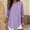 Purple#1, variant on LEBONYARD Womens Shirts under $5,Long Sleeve Womens Tops,Women's Casual Striped Printed V-neck Rolled Up T-shirt Long Sleeved Top Purple S