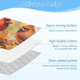 thumbnail image 4 of Ironing Mat Portable Ironing Blanket for Table Top Travel Ironing Pad for Washer Dryer 27.6" x 47.2" Red Birds, 4 of 6
