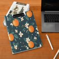 thumbnail image 5 of FORMRS A4 Clipboard Folder with Pen Holder Horizontal Foldable School Office Binder, Green Floral Oranges, 5 of 9