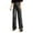 Black, variant on Elevated Everyday Trousers for Women Featuring a High Waist and Shimmering Metallic Threads in a Relaxed Flowy A-Line Cut for Comfort and Style Comfortable Sweatpants for Women Relaxed Fit Pant