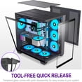 thumbnail image 3 of Funda para PC FOIFKIN F600 con ventilador ARGB ATX Mid-Tower tipo C de 7 PWM, 3 of 9