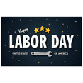 thumbnail image 2 of Decorative Design Happy Labor Day Party Decoration Celebration Banner for Work Event American Patriotic Decoration, 2 of 7