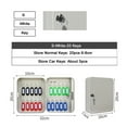 thumbnail image 2 of Multi Keys Safe Storage Box Combination/Key Lock Spare Car Keys Organizer Box For Home Office Factory Store Use ,Built to Last, 2 of 7