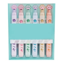CanGonggg 4ml Cute Highlighters Chisel Tip Marker Pens | Assorted Color Candy Highlighters | No Highlighters | No Cute Markers Assorted For Highlighting Stationery Cards And Envelopes Set for Teachers