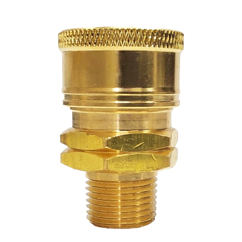 Proven Part 3/8" Male Quick Connect Plug, 3/8" Quick Connect to 3/8" MNPT