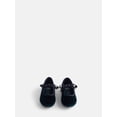 thumbnail image 3 of Wonder Nation Toddler Girls Velvet Bow Ballet Flats, 3 of 5