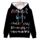 thumbnail image 3 of Sudadera con capucha y estampado de alfabeto de dibujos animados, estilo Harajuku, de manga larga, para niños y niñas, ropa informal para otoño, 3 of 5