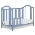 thumbnail image 3 of Dream On Me Convertible Crib Toddler Guard Rail in Dusty Blue, Converts Cribs to Toddler Beds, 3 of 4
