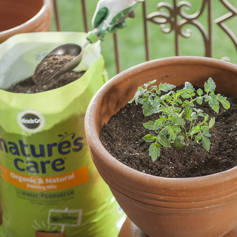 Nature s Care Organic Natural Potting Mix with Water Conserve 8 qt