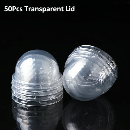 

50pcs Cupcake Paper Cup Transparent Lid Cover for Baking Cups Muffin Paper Cup