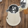 thumbnail image 4 of Stovetop Espresso Maker, 3 Cups Single Valve Stovetop Coffee Percolator, Aluminum Alloy Coffee Maker Pot, 4 of 7