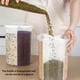 thumbnail image 5 of Tarro de almacenamiento de latas selladas transparentes de 4 rejillas con tapa multiabierta Cocina casera Contenedor de alimentos Herramienta L kenally HA7658-01B, 5 of 7