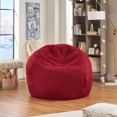thumbnail image 2 of GDF Studio Kelsey Faux Suede 5 Foot Bean Bag Lounge Chair, 2 of 5