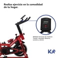 thumbnail image 3 of Bicicleta Fija 10 kg Estática Para Spinning Cardio Fitness Kingsports KINGBIFI10R, 3 of 8