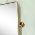 thumbnail image 3 of TEHOME Woodvale Rectangle Vertical Metal Wall Mirrors 30" x 20" - Brushed Gold, 3 of 5