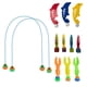 thumbnail image 2 of Juguetes de piscina, juguetes para bebés, juguetes de buceo en piscina para niños, juegos de natación subacuáticos con coloridos juguetes flotantes que se hunden, ideales para búsquedas de tesoros en, 2 of 7