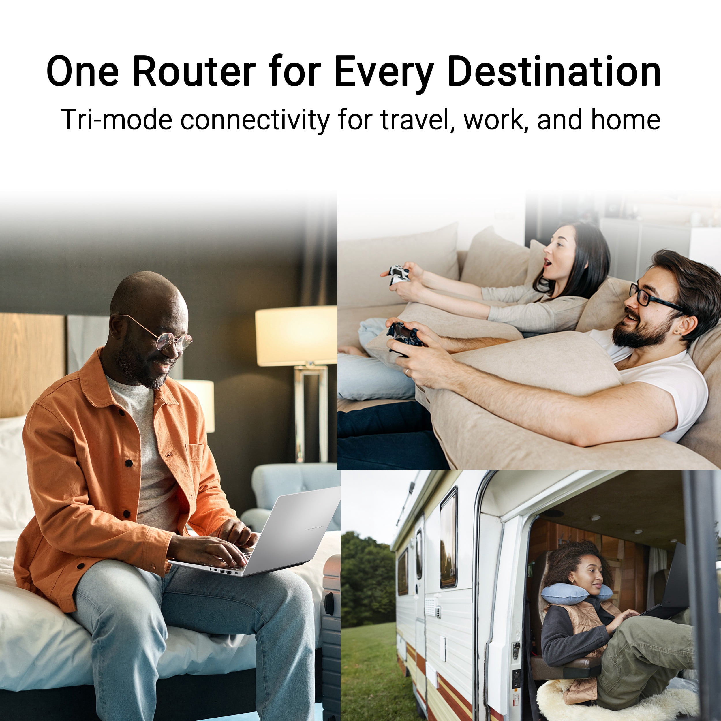 ASUS RT-AX50 Go Dual-band WiFi 6 Portable Travel Router