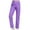 Purple, variant on Maean Women's Straight Wide Leg Pants Casual Loose Elastic Waist Drawstring Trendy Comfy Work Trousers