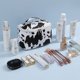 thumbnail image 4 of Bolsa de cosméticos con estampado de vaca lechera, bolsa de artículos de tocador portátil de gran capacidad, bolsa de almacenamiento de viaje portátil, bolsa de almacenamiento de artículos de tocador, 4 of 6