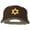 Brown Beige, variant on Jewish Star Embroidered Big Size Mesh Cap - Khaki Brown XL-3XL