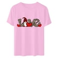 thumbnail image 5 of LSLJS T-shirt Décontracté à Manches Courtes et Col Rond pour Femmes avec Imprimé Arbre de Noël, 5 of 5
