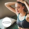 thumbnail image 3 of Diadema de yoga para hombre y mujer, color caramelo, transpirable, elástica, para el pelo, longitud ajustable, elástica, para correr y hacer deporte., 3 of 8