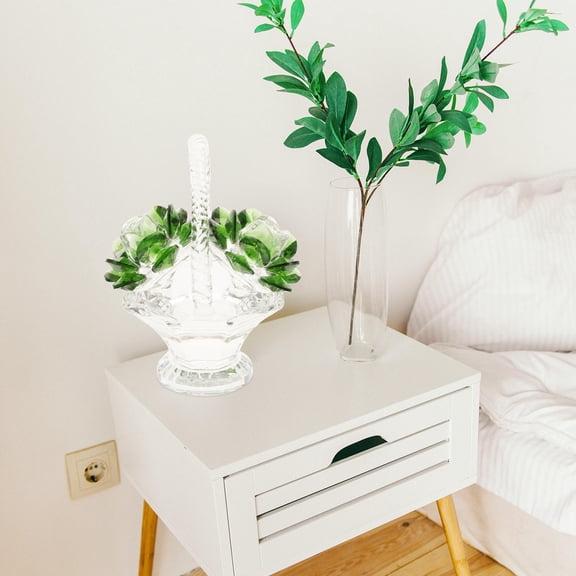 Masteelf  Crystal Flower Ornaments TV Cabinet Decoration Work