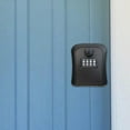 thumbnail image 4 of Portable Key Storage Lock Box Combination Lock Box for Garden Indoor House Black, 4 of 8