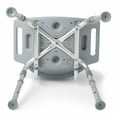 Medline Shower Chair Bath Bench with Back, Height Adjustable, Supports