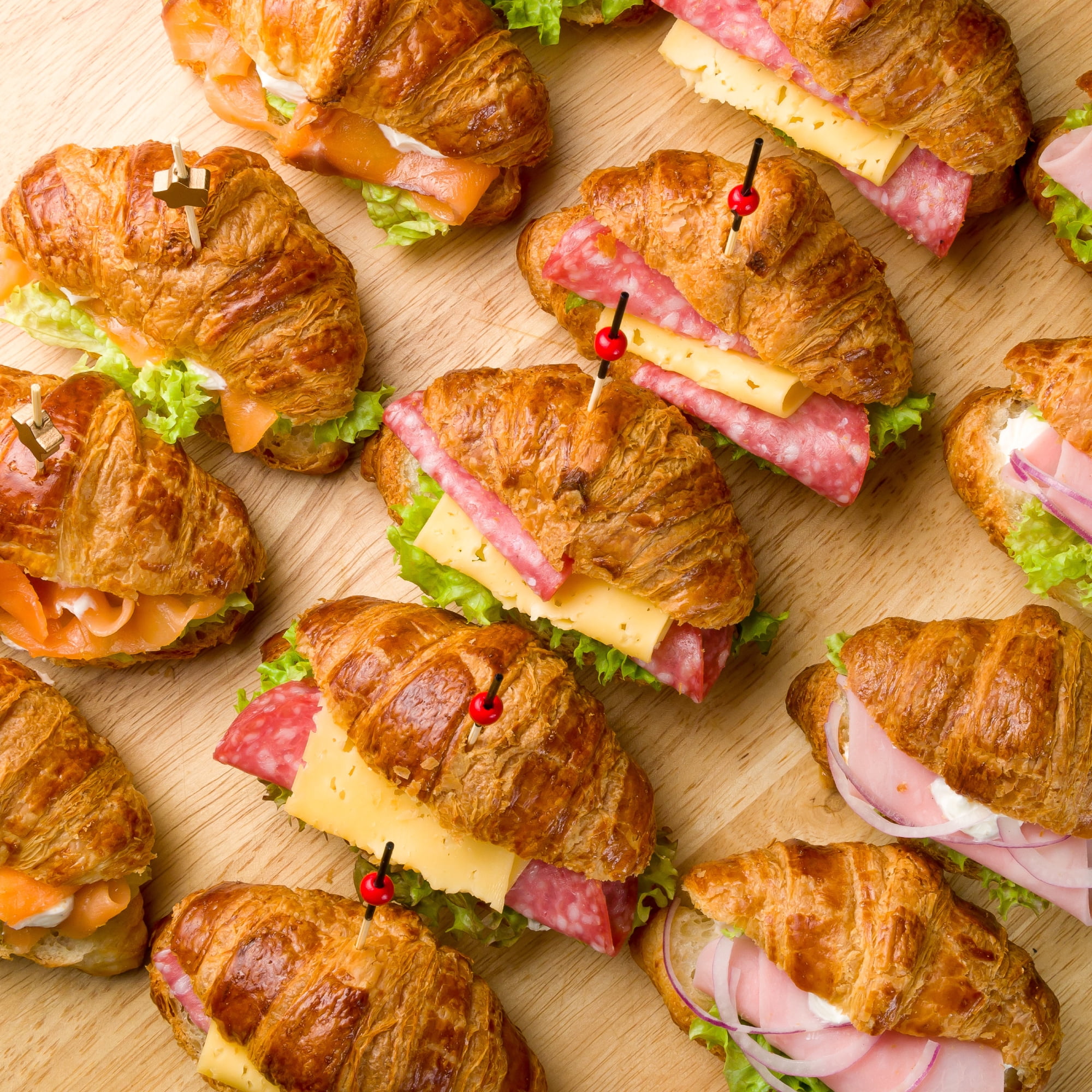 Toufayan Ready to Eat Mini Whole Croissants, Plain, 12.3 oz Bag, Nut-Free
