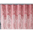 thumbnail image 4 of Warm Home Designs Pink Lace Shower Curtain 72 W x 72 L Inches with Attached Valance & Tassels. LA Pink 72, 4 of 5