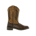 thumbnail image 2 of Smoky Mountain Children Unisex Ranger Brown/Tan Leather Cowboy Boots 11D, 2 of 4