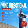 Chimcare Chimney Cap Wind Directional Chimney Cap, WindDriven