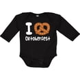 thumbnail image 3 of Inktastic Oktoberfest Pretzel Fun Holiday Boys or Girls Long Sleeve Baby Bodysuit, 3 of 5