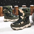 thumbnail image 4 of Povozer Snow Boots for Boys Girls Warm Waterproof Slip Resistant Winter Shoes (Camouflage,10.5), 4 of 6