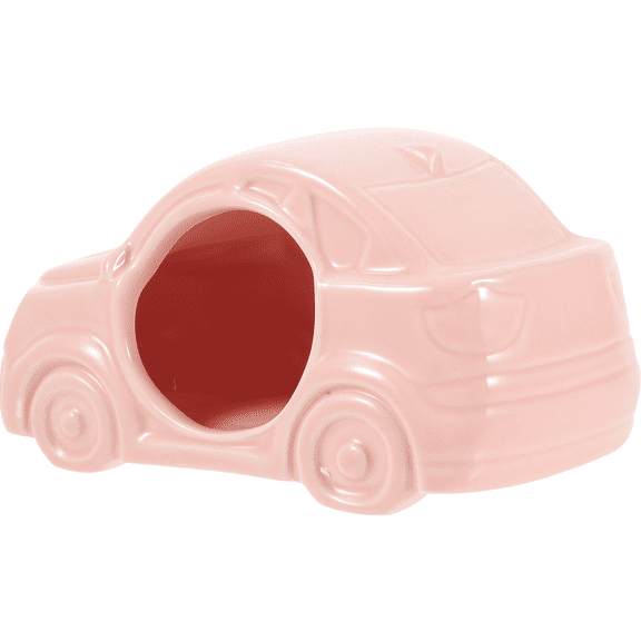 WASHWEPE Hamster Sleeping Bed Ceramic 1Pack Pink Hideout