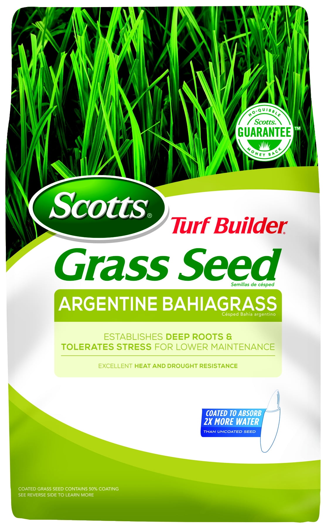 Scotts Turf Builder Grass Seed Argentine Bahiagrass, 5 lbs., up to